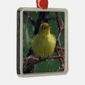 Warbler Metalen Ornament (Rechts)