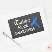 Warbler Neck Awareness Rechthoekige Sticker (Envelop)