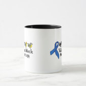 Warbler Neck Awareness Ribbon Mok (Midden)