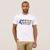 Warbler Neck Awareness Ribbon T-shirt (Voorkant volledig)