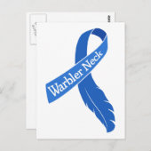 Warbler Neck Rib Briefkaart (Voorkant / Achterkant)