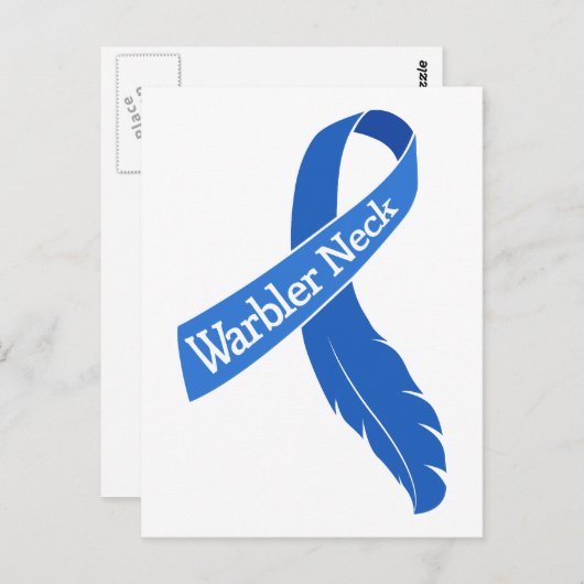 Warbler Neck Rib Briefkaart (Voorkant / Achterkant)