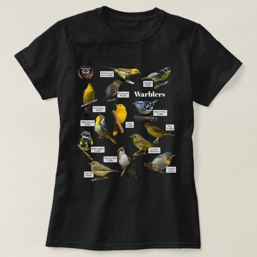Warbler T-shirt (Design voorkant)