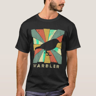  Warbler Vogelliefhebber Retro Style Dier T SH T-shirt