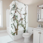 Warbler Wren Birds Audubon Wildlife Showgordijn Douchegordijn (In situ)