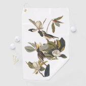 Warbling Flycatcher Kingbird  Audubon art Golfhanddoek (Insitu)