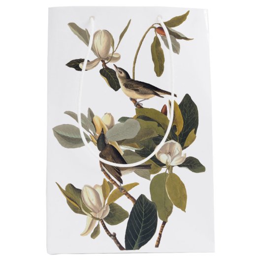 Warbling Flycatcher Kingbird  Audubon art Medium Cadeauzakje (Voorkant)