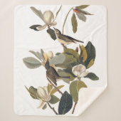 Warbling Flycatcher Kingbird  Audubon Sherpa Deken (Voorkant)