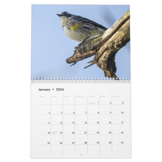 Warbling Through 2026 Kalender (Jan 2026)
