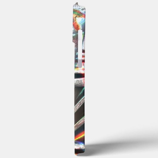 Warboel van kleurrijke streken in robuuste en pron Case-Mate iPhone case (Achterkant / Links)