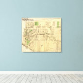 Ward 11, 13 van Pittsburgh, Pennsyvania Canvas Afdruk (Insitu (Houten vloer))
