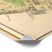 Ward 11, 13 van Pittsburgh, Pennsyvania Poster (Hoek)