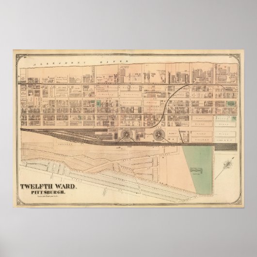Ward 12 van Pittsburgh, Pennsyvania Poster (Voorkant)