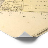 Ward 13 van Pittsburgh, Pennsyvania Poster (Hoek)