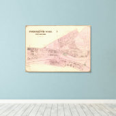 Ward 14 van Pittsburgh, Pennsyvania Canvas Afdruk (Insitu (Houten vloer))