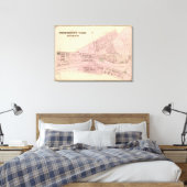 Ward 14 van Pittsburgh, Pennsyvania Canvas Afdruk (Insitu (Slaapkamer))