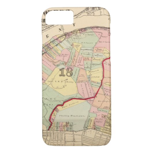 Ward 1819 van Pittsburgh, Pennsyvania Case-Mate iPhone Case (Achterkant)