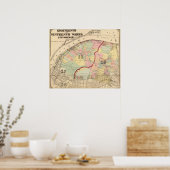 Ward 1819 van Pittsburgh, Pennsyvania Poster (Keuken)