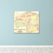 Ward 22 van Pittsburgh, Pennsyvania Canvas Afdruk (Insitu (Houten vloer))