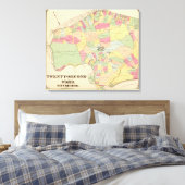 Ward 22 van Pittsburgh, Pennsyvania Canvas Afdruk (Insitu (Slaapkamer))