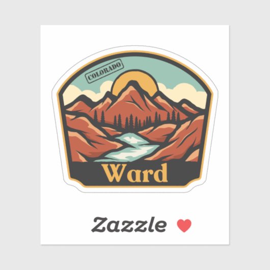 Ward, Colorado Sticker (Vel)
