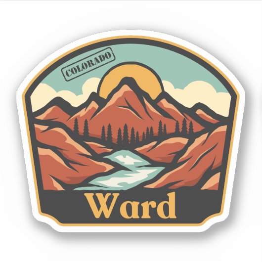 Ward, Colorado Sticker (Voorkant)