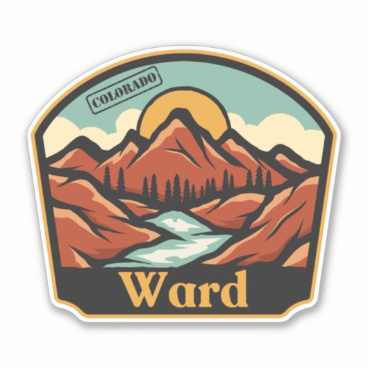 Ward, Colorado Sticker (Voorkant)