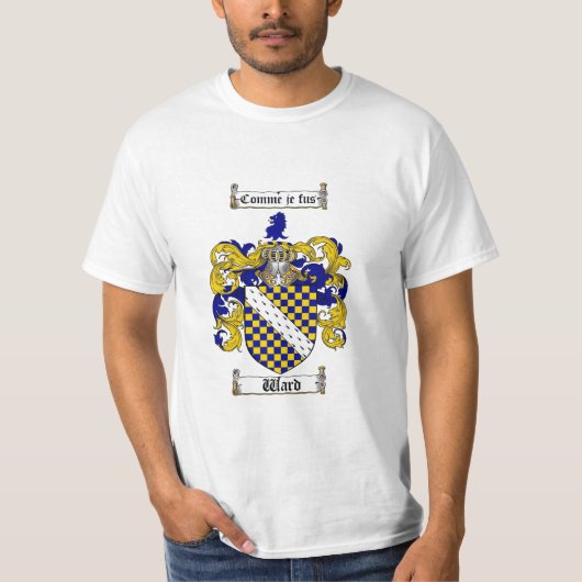 Ward Family Crest - Ward Coat of Arms T-shirt (Voorkant)