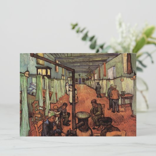 Ward in het ziekenhuis in Arles door Vincent van G (Staand voorkant)