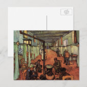 Ward in het ziekenhuis in Arles door Vincent van G Briefkaart (Voorkant / Achterkant)