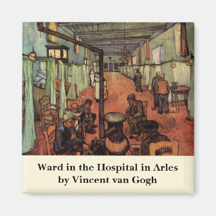 Ward in het ziekenhuis in Arles door Vincent van G Magneet