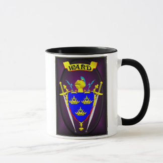 WARD IRISH FAMILY HERALDIC SHIELD/CREST MOK