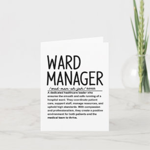 Ward-manager Kaart