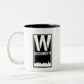 Ward Security koffieshopmok Tweekleurige Koffiemok (Links)