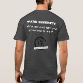 Ward Security T met grotere Ward Logo T-shirt (Achterkant)