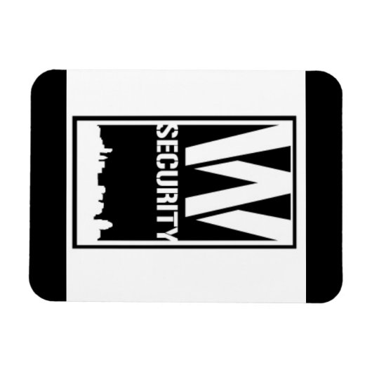 Ward Veiligheid Rechthoek Magneet (Horizontaal)