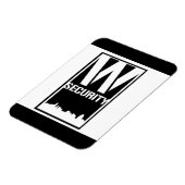 Ward Veiligheid Rechthoek Magneet (Linkerzijde)