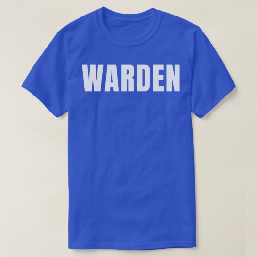 Warden Funny Job Title Vorderingen Verjaardag T-shirt (Design voorkant)