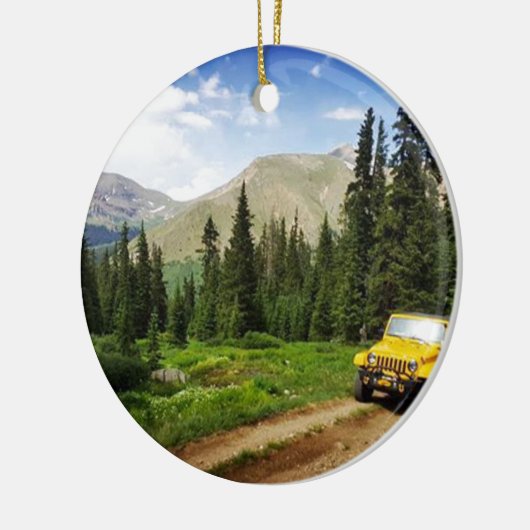 Warden Gulch, CO Keramisch Ornament (Links)