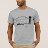 Wardenclyffe-Nikola Tesla-Wireless Power T-shirt (Voorkant)