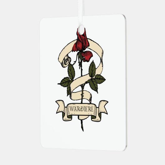 #WardiereLoverOrnament Metalen Ornament (Voorkant links)