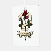 #WardiereMinnaarSieraad Metalen Ornament (Voorkant links)