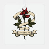 #WardiereMinnaarSieraad Metalen Ornament (Voorkant)