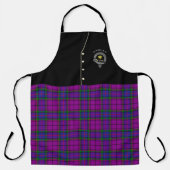 Wardlaw Clan Badge & Tartan Kilt Schort (Voorkant)