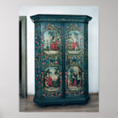 Wardrobe versierd met scènes van de vier poster (Voorkant)