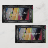 Wardrobes | Fancy zwart Lijst Visitekaartje (Voorkant / Achterkant)