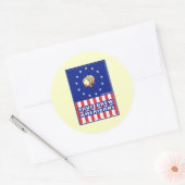 Ware Brew Wijn Amerikanen Ronde Sticker (Envelop)