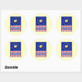 Ware Brew Wijn Amerikanen Ronde Sticker (Vel)