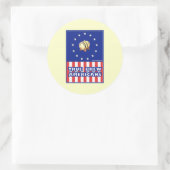 Ware Brew Wijn Amerikanen Ronde Sticker (Tas)