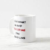 ware criminaliteitliefhebber , enthousiaste koffie koffiemok (Voorkant links)